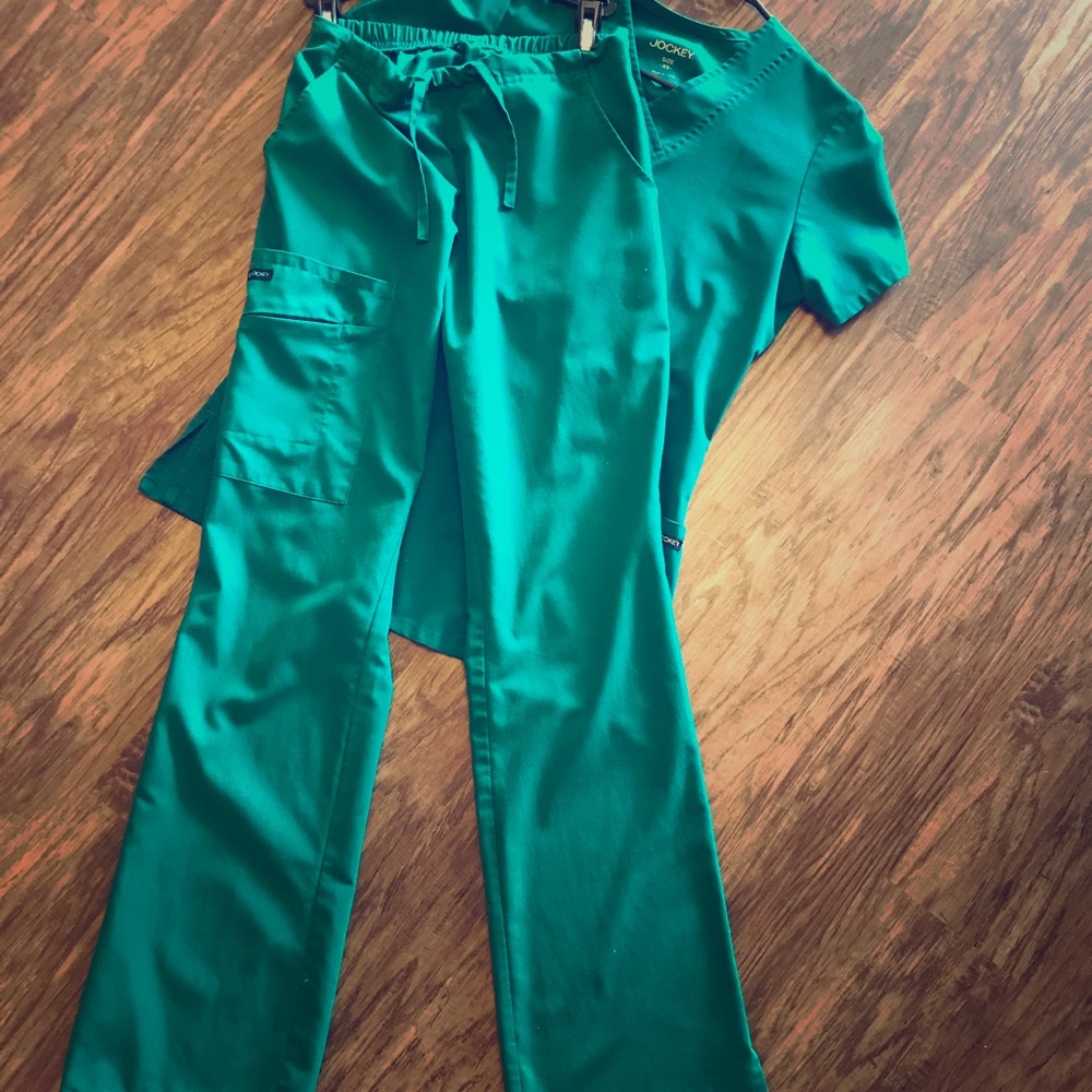 Jockey scrub set hunter green! Size xs